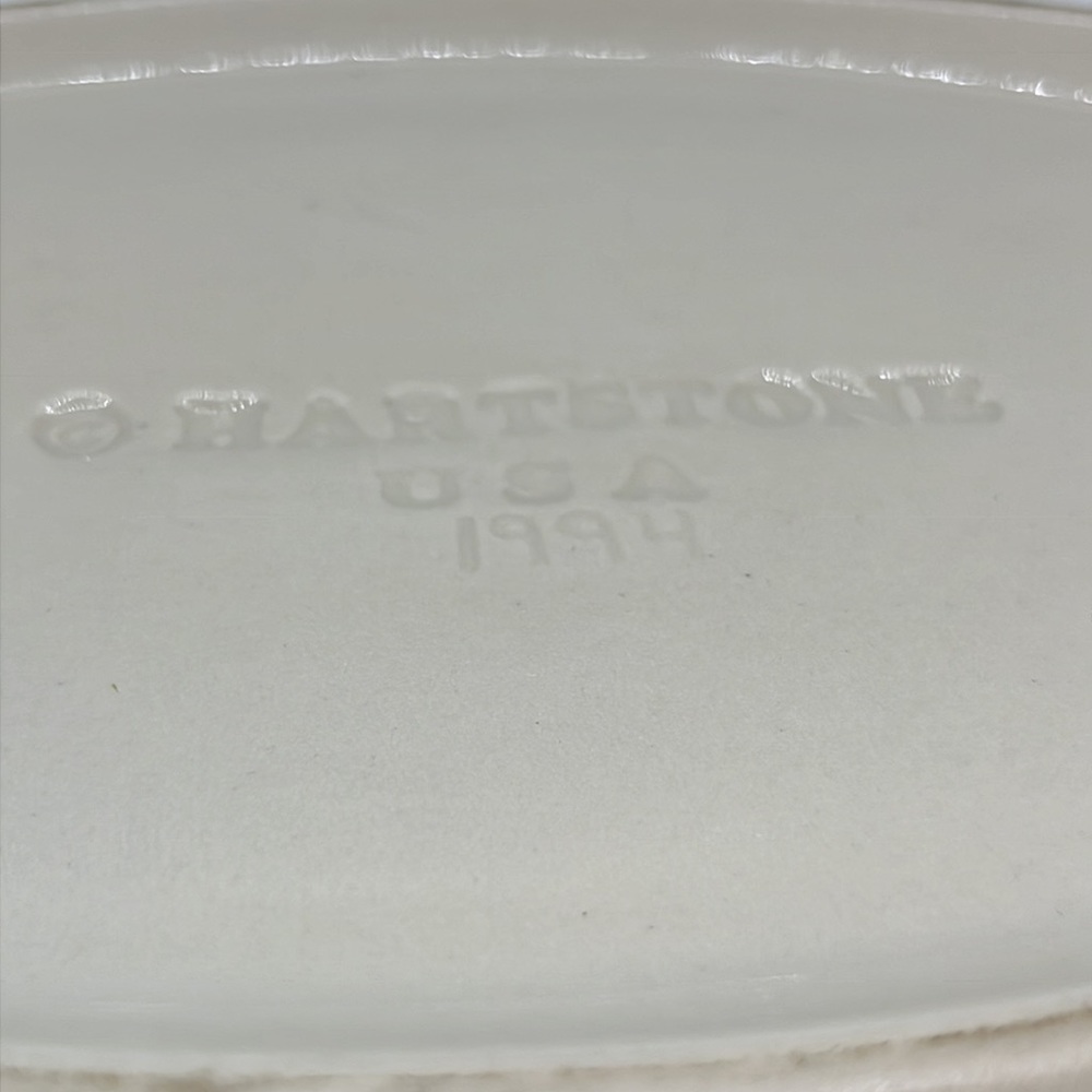 1994 Hartstone Pottery Serving Platter, Hard to Find Woodland Pattern - Picture 6 of 6